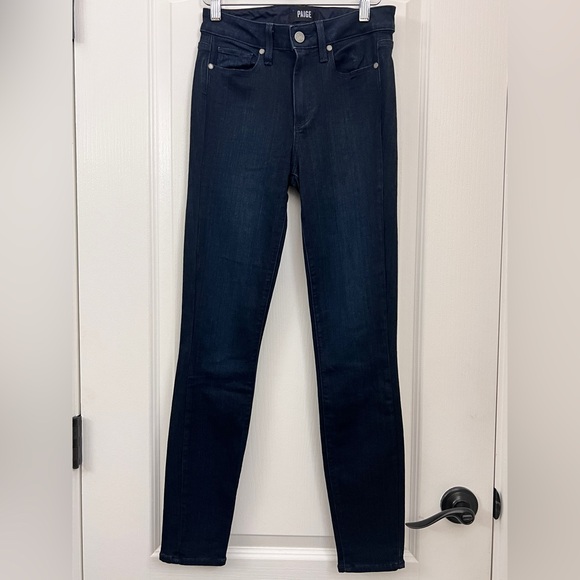 "Paige Hoxton Ankle Tonal  Mona " high-rise, ultra-skinny Women’s size 25 - Picture 3 of 13
